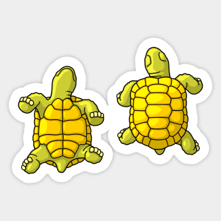 Tortoise Illustration - Sulcata Tortoise Sticker